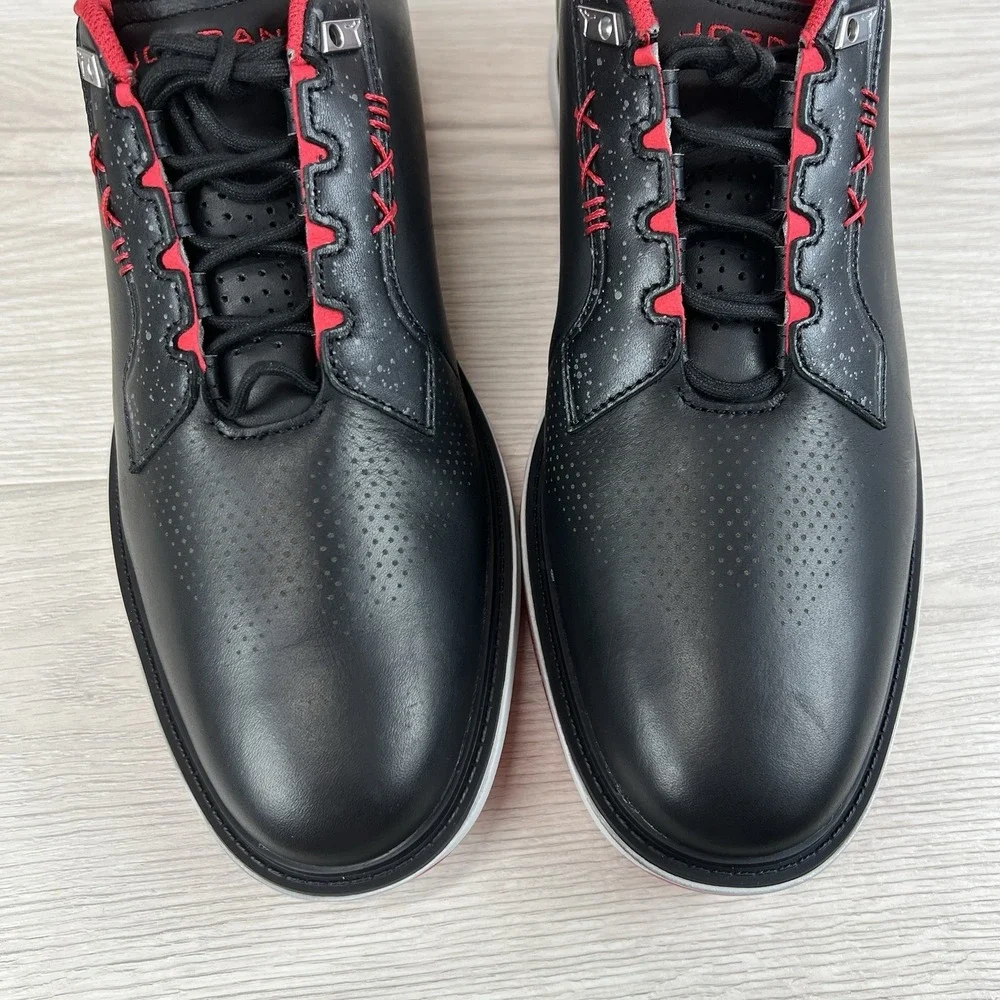 Nike Jordan ADG 5 Golf Shoes Black Fire Red Metallic nby FQ6642-001 Mens Sz 11.5